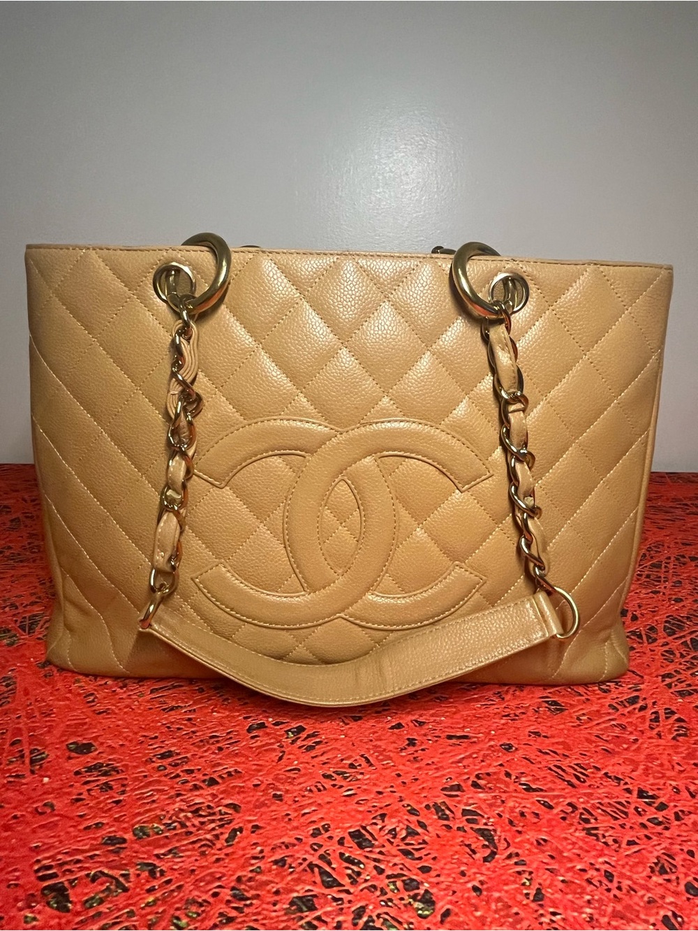 Chanel Caviar Quilted Grand Shopping Tote 2004-2005 edition